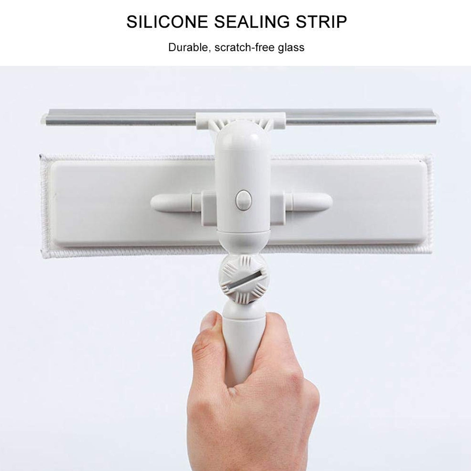6697 Cleaning Brush with Squeegee Adjustable Telescopic Pole U Shape Can Clean Both Sides of Mirror Easily for Cleaning Home Kitchen Restaurant Glass Wall Window DeoDap 6697 Cleaning Brush with Squeegee Adjustable Telescopic Pole U Shape Can Clean Both Sides of Mirror Easily for Cleaning Home Kitchen Restaurant Glass Wall Window DeoDap